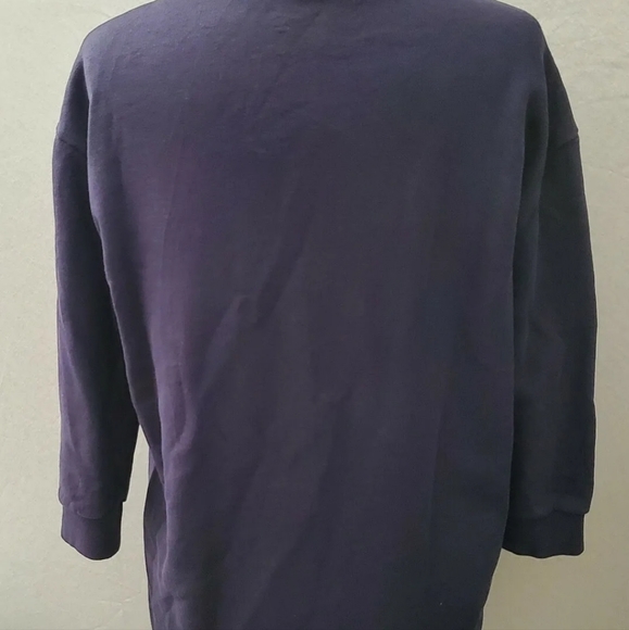 PINKO Designer Navy Blue Love me Tender sweatshirt sweater jumper top Elvis - Picture 7 of 9